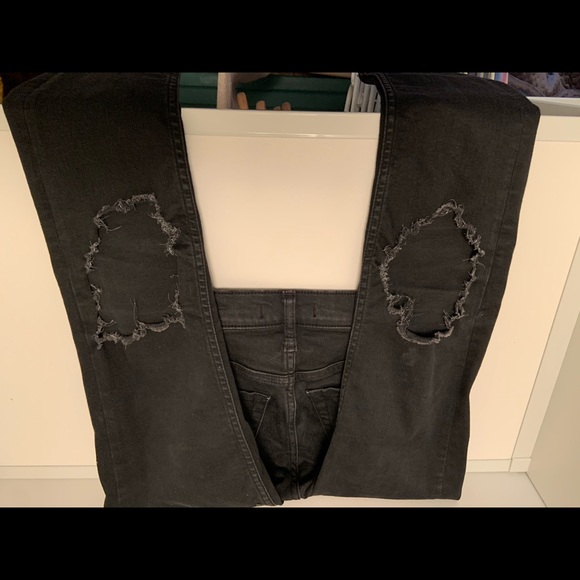 FREE PEOPLE Busted Knee Ankle Jeans - Picture 6 of 6
